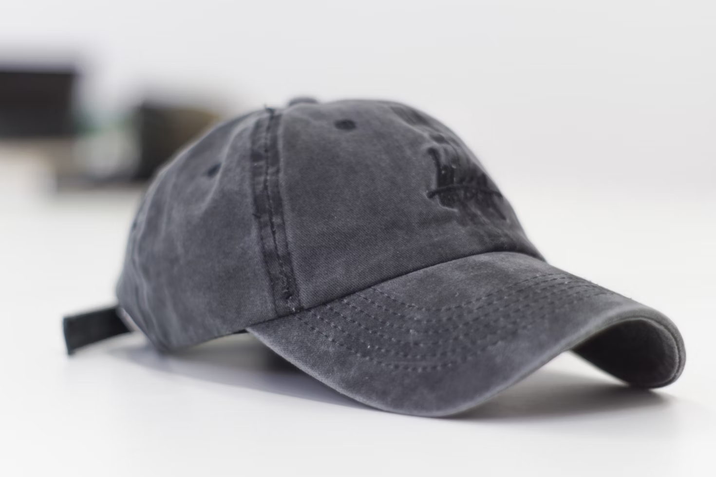 Cap on table closeup